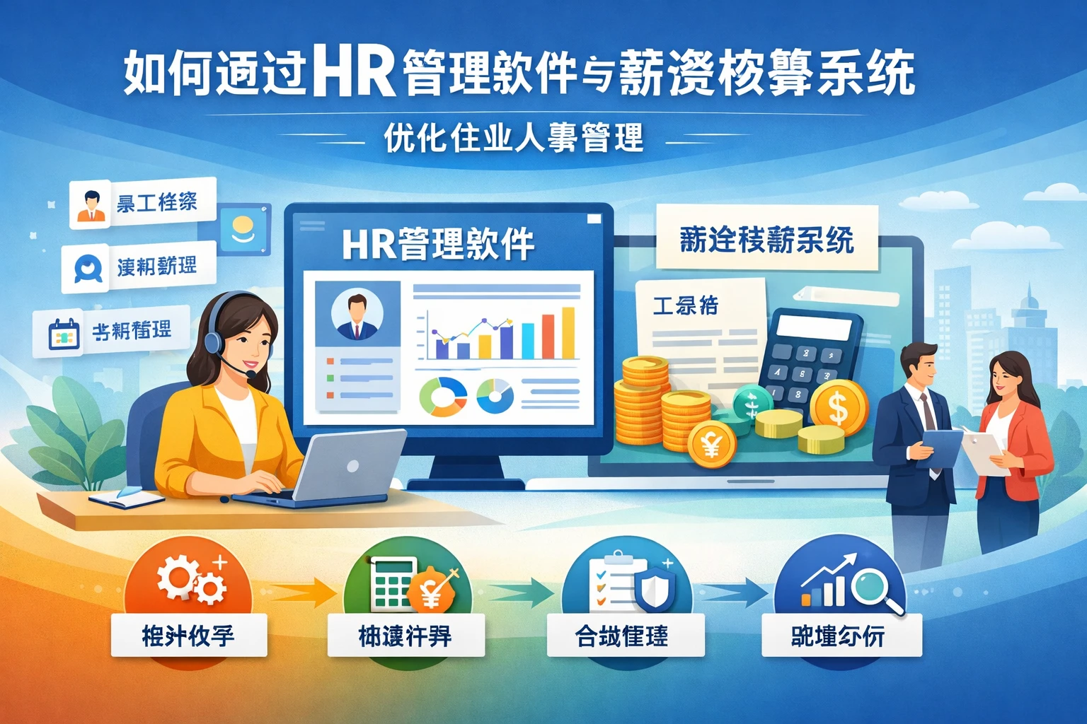 如何通过HR管理软件与薪资核算系统优化企业人事管理