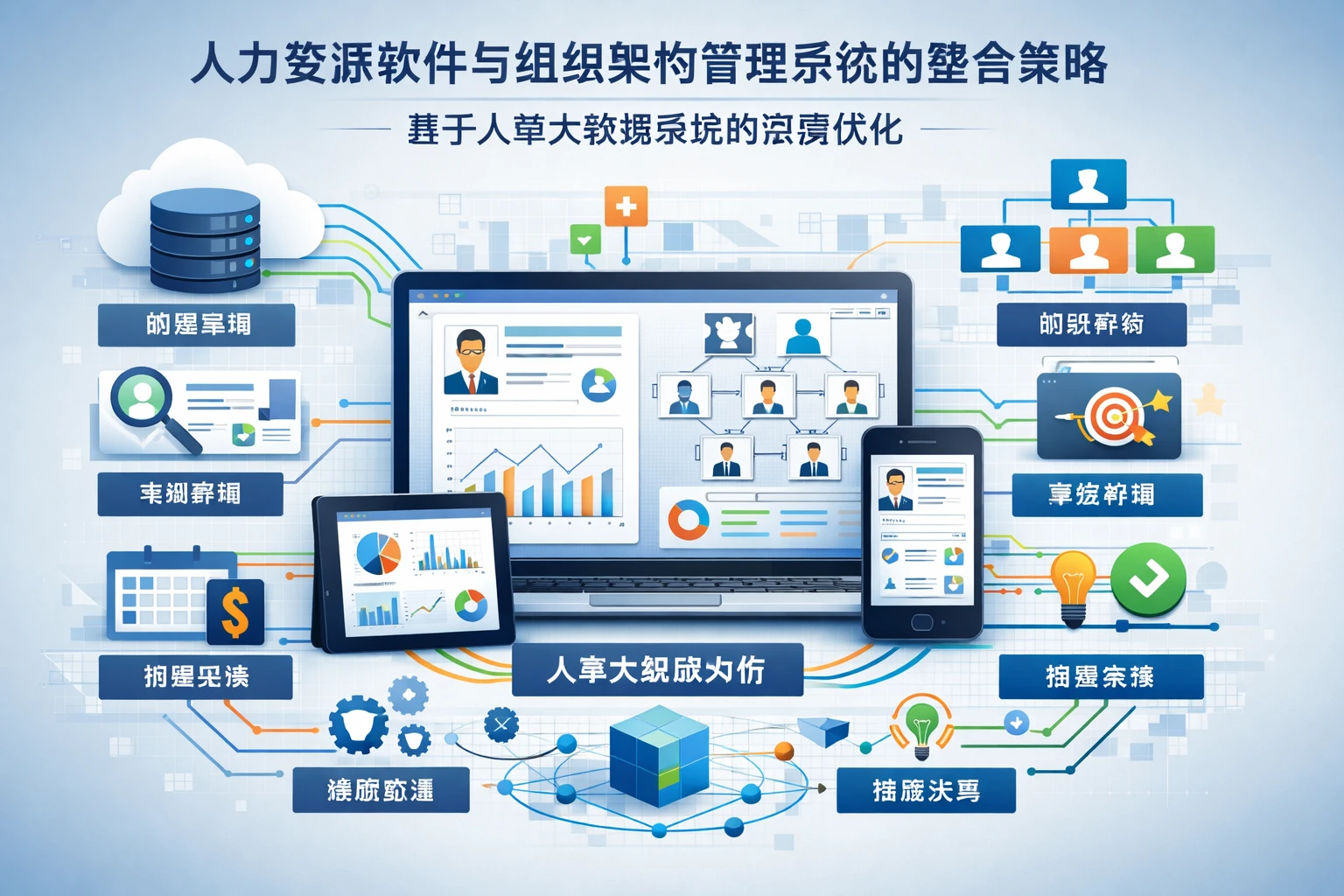 人力资源软件与组织架构管理系统的整合策略：基于人事大数据系统的深度优化