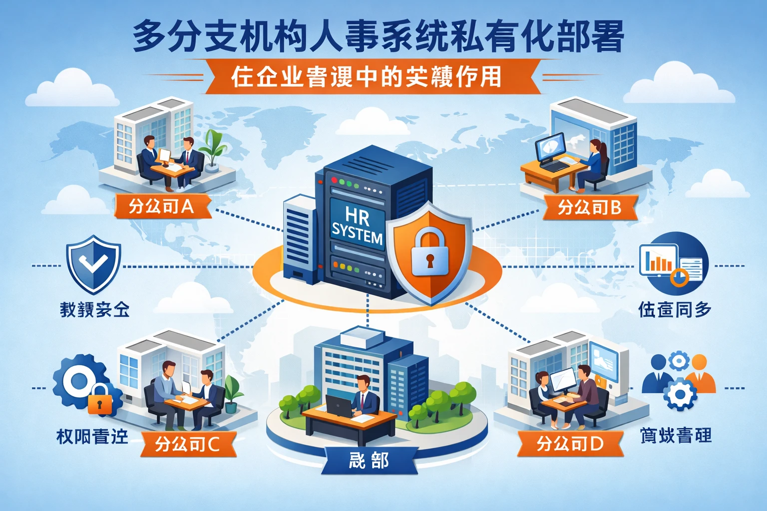 多分支机构人事系统私有化部署在企业管理中的关键作用