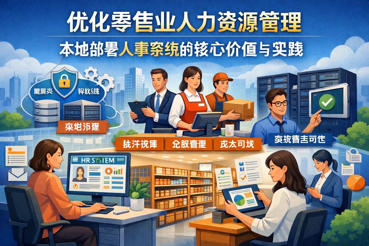 优化零售业人力资源管理：本地部署人事系统的核心价值与实践