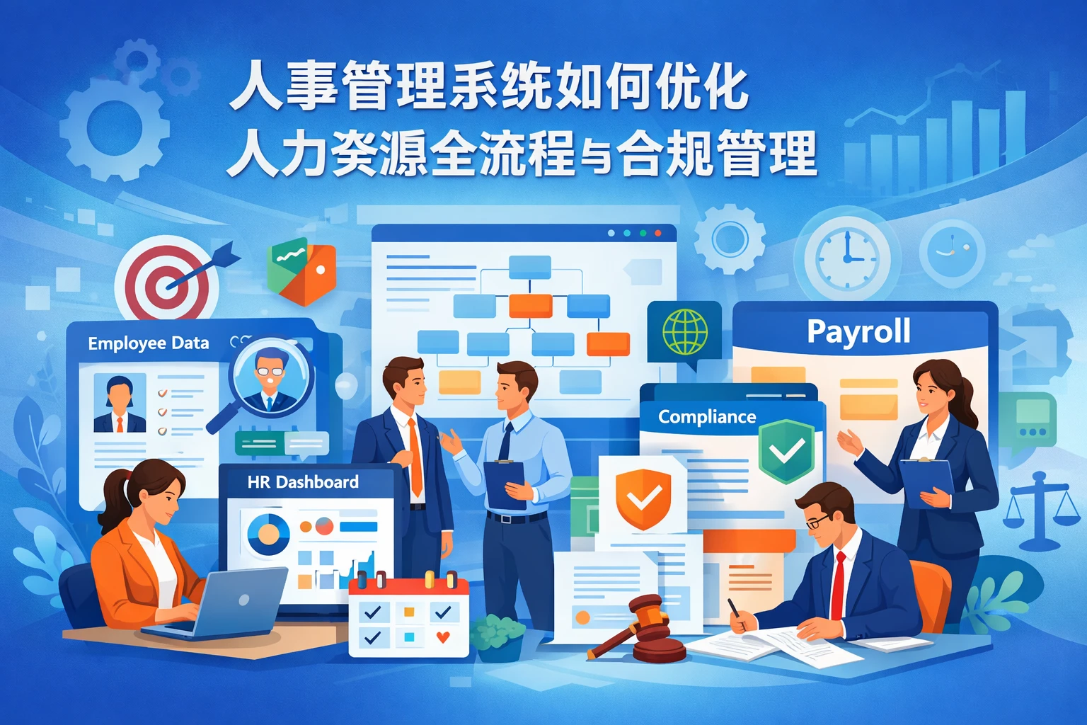 人事管理系统如何优化人力资源全流程与合规管理