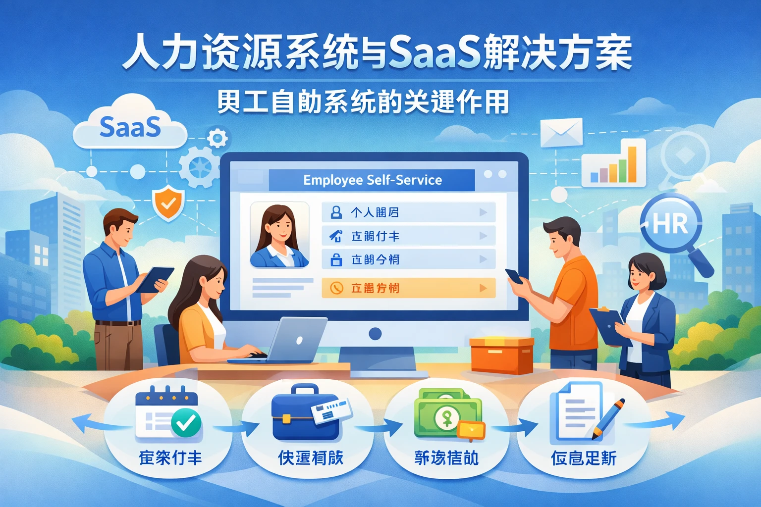 人力资源系统与SaaS解决方案：员工自助系统的关键作用