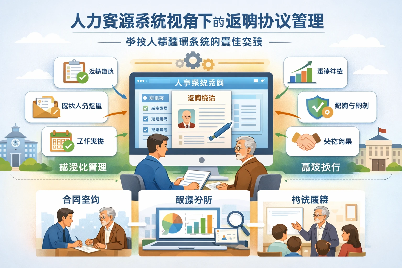 人力资源系统视角下的返聘协议管理：学校人事管理系统的最佳实践