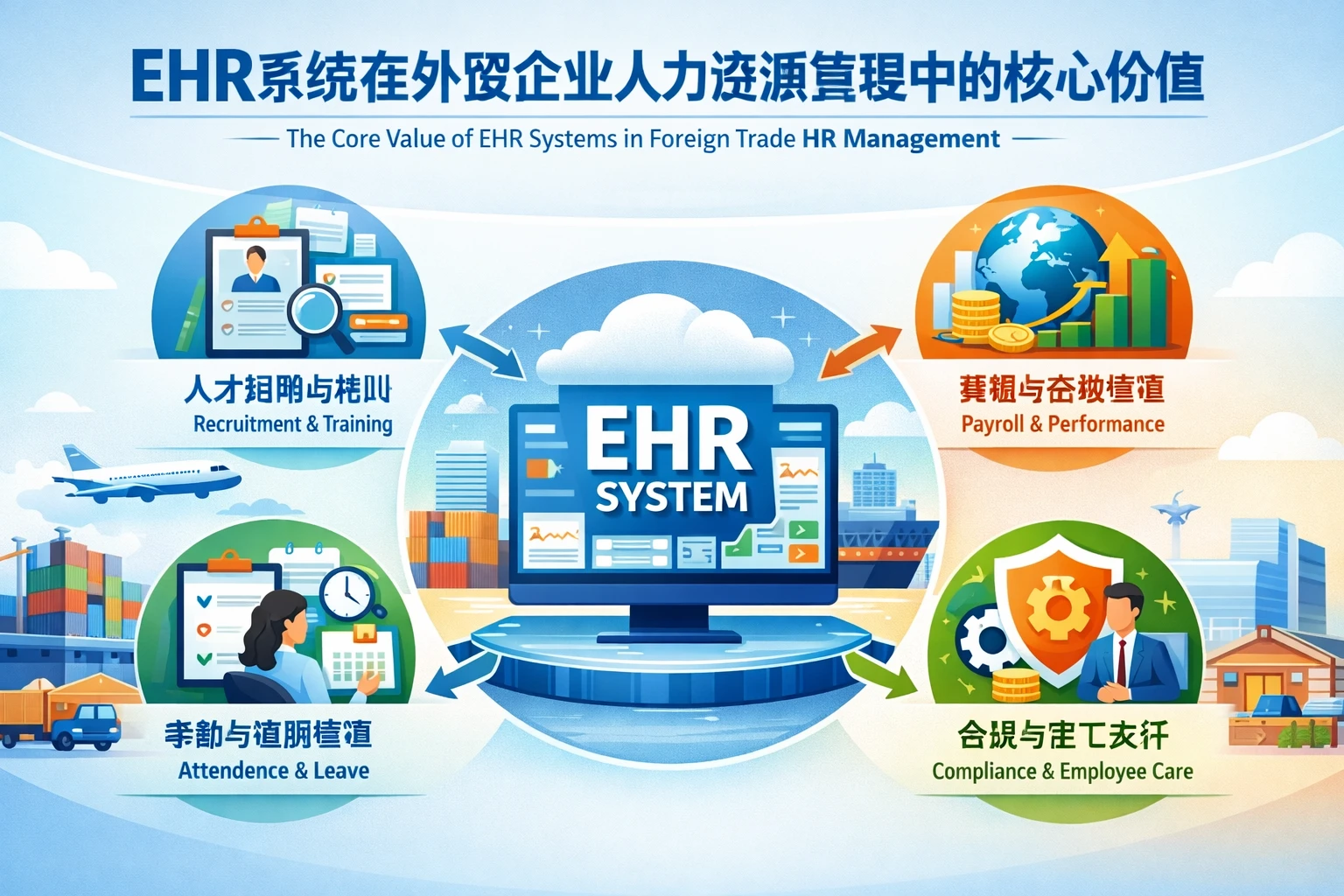 EHR系统在外贸企业人力资源管理中的核心价值