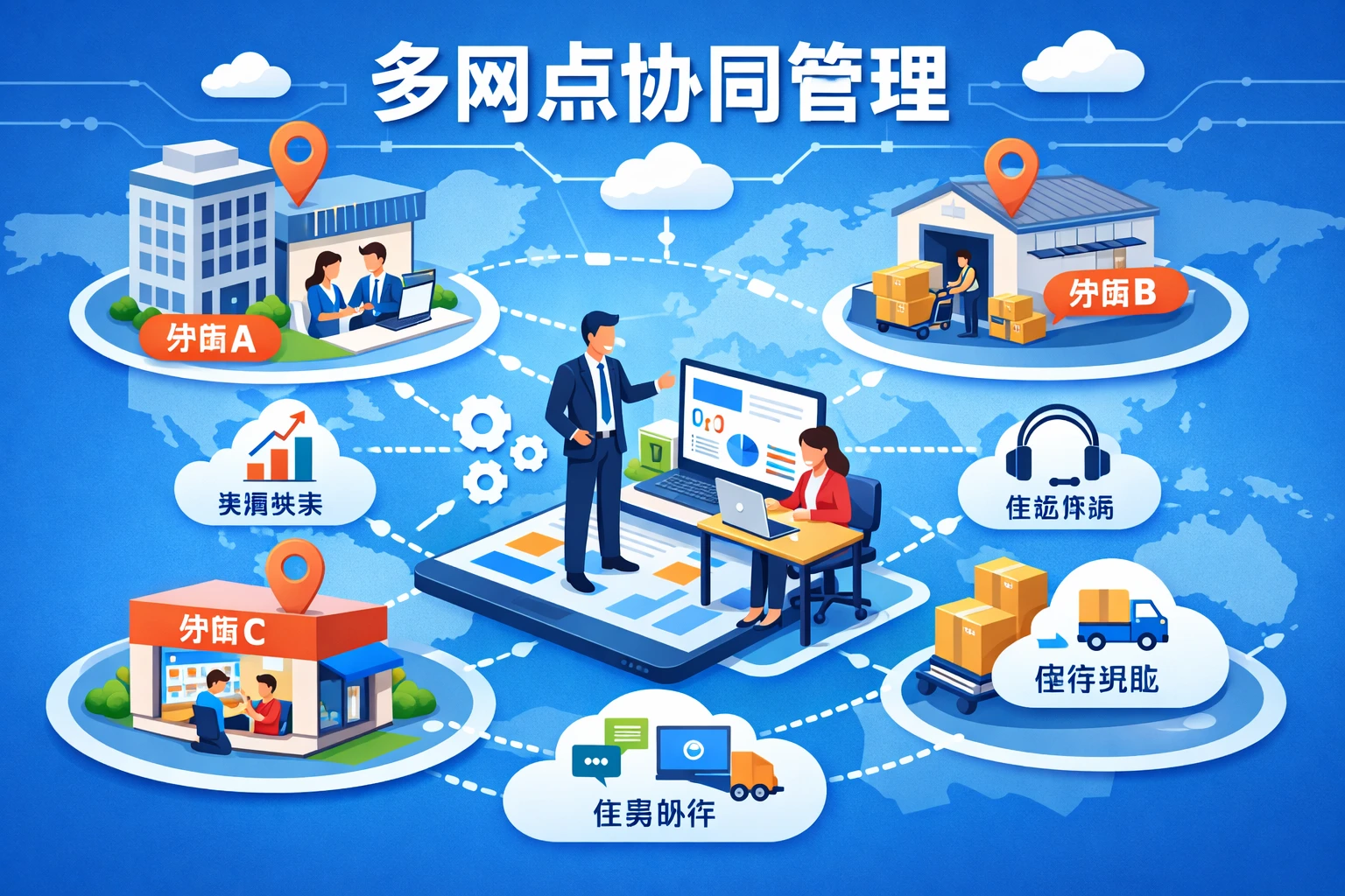 多网点协同管理