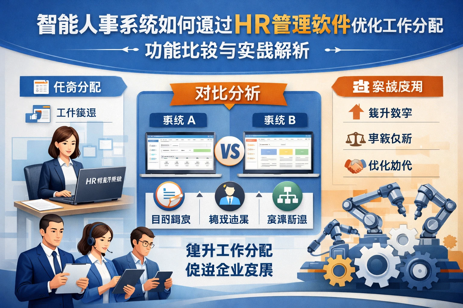 智能人事系统如何通过HR管理软件优化工作分配：功能比较与实战解析
