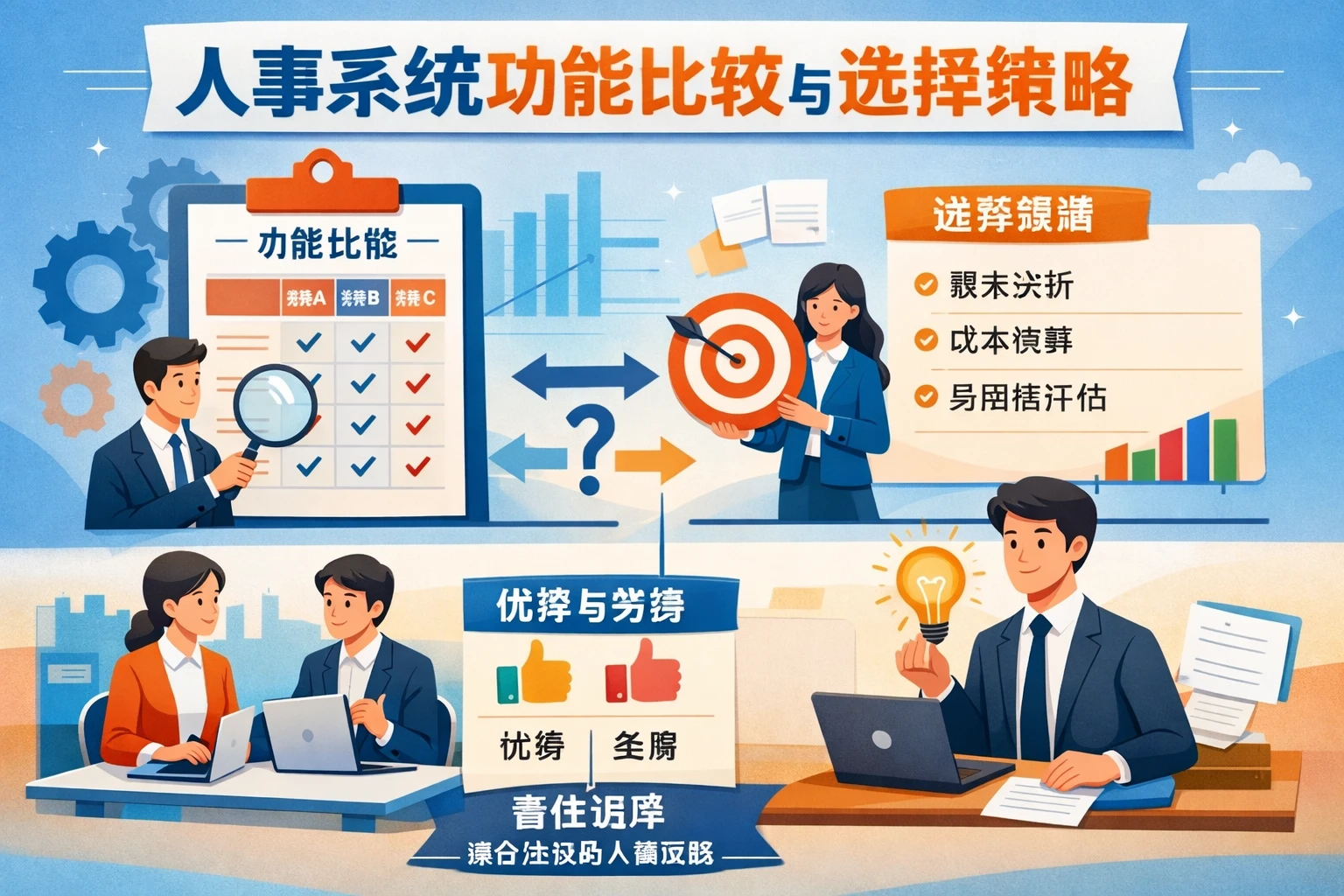人事系统功能比较与选择策略