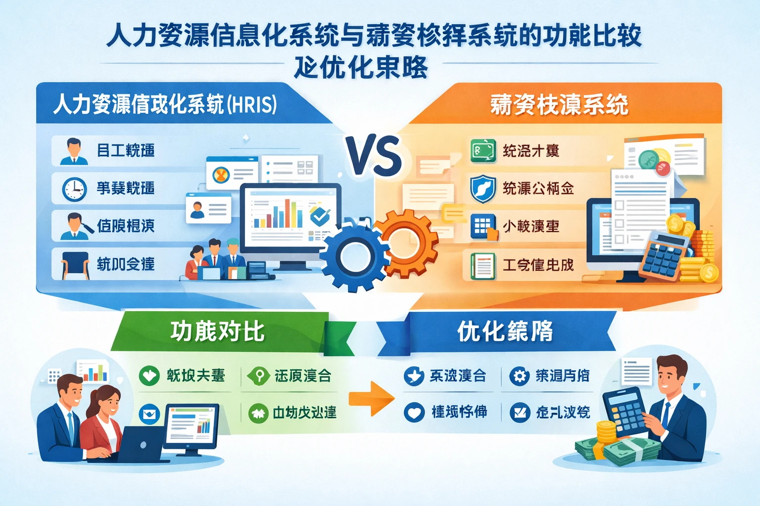 人力资源信息化系统与薪资核算系统的功能比较及优化策略