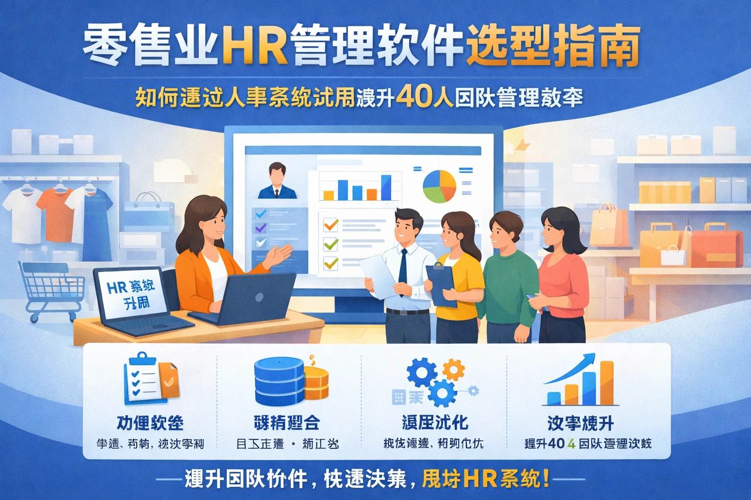 零售业HR管理软件选型指南:如何通过人事系统试用提升40人团队管理效率