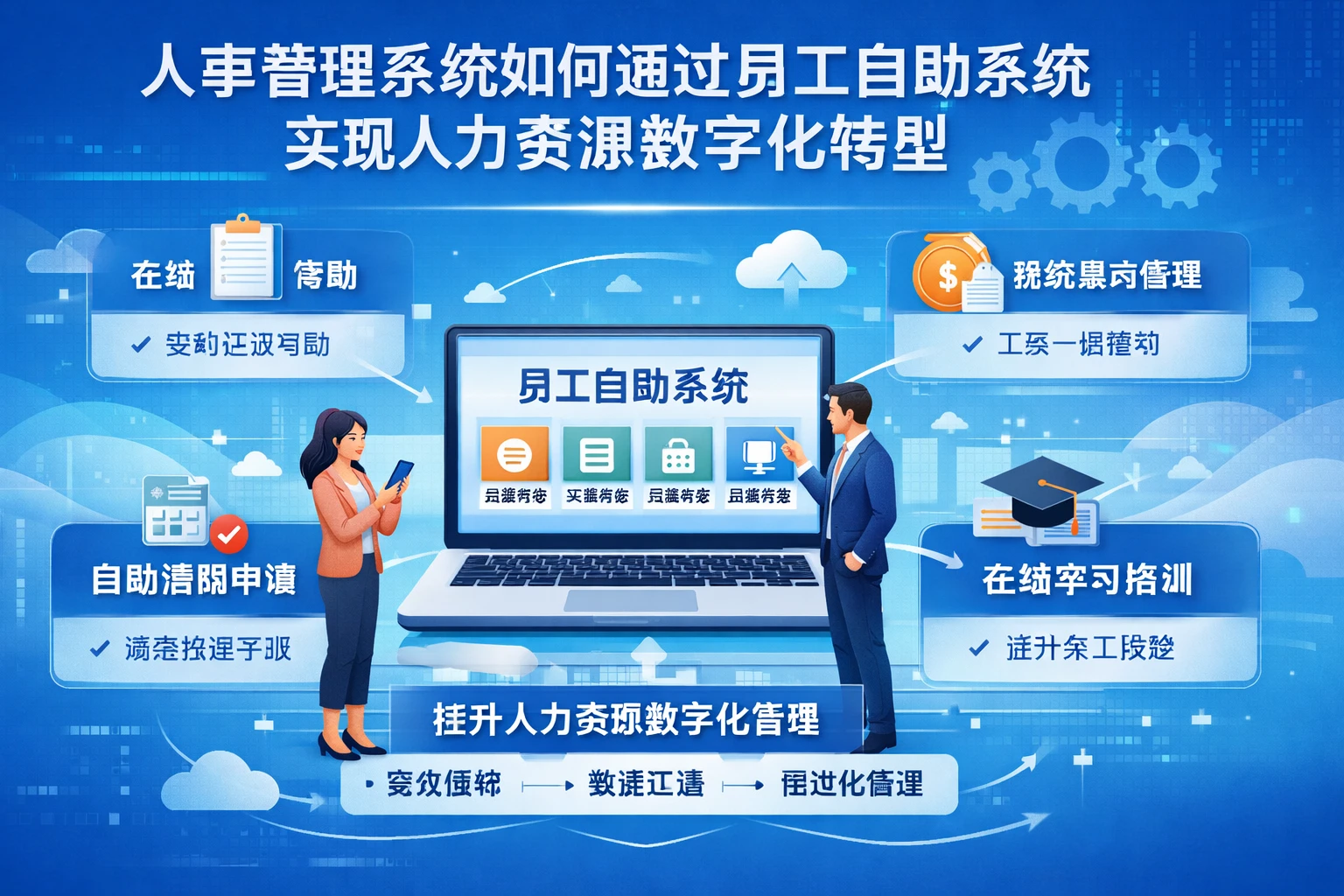 人事管理系统如何通过员工自助系统实现人力资源数字化转型