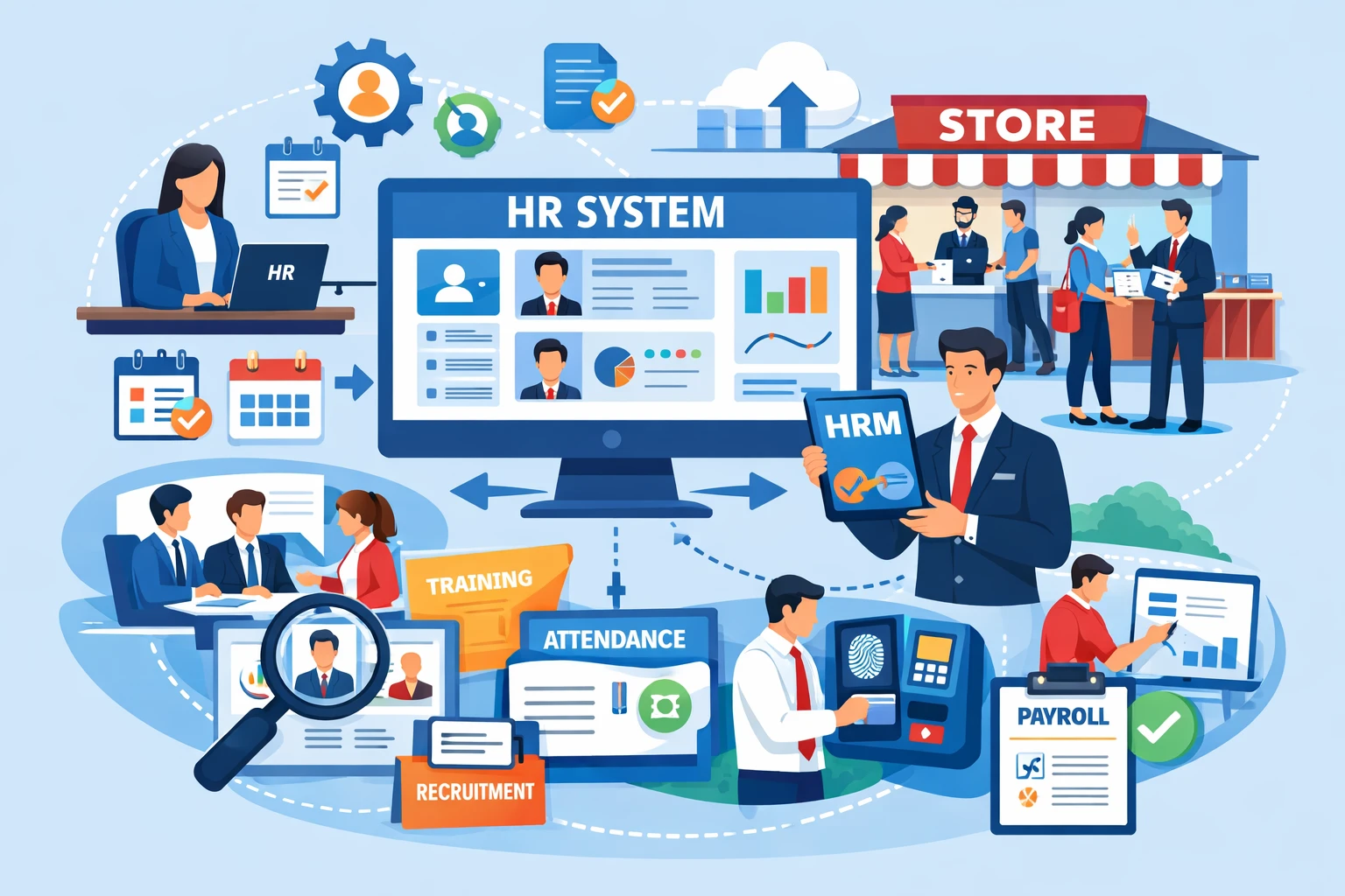 连锁企业HR系统与人力资源管理系统在门店人事管理中的关键作用