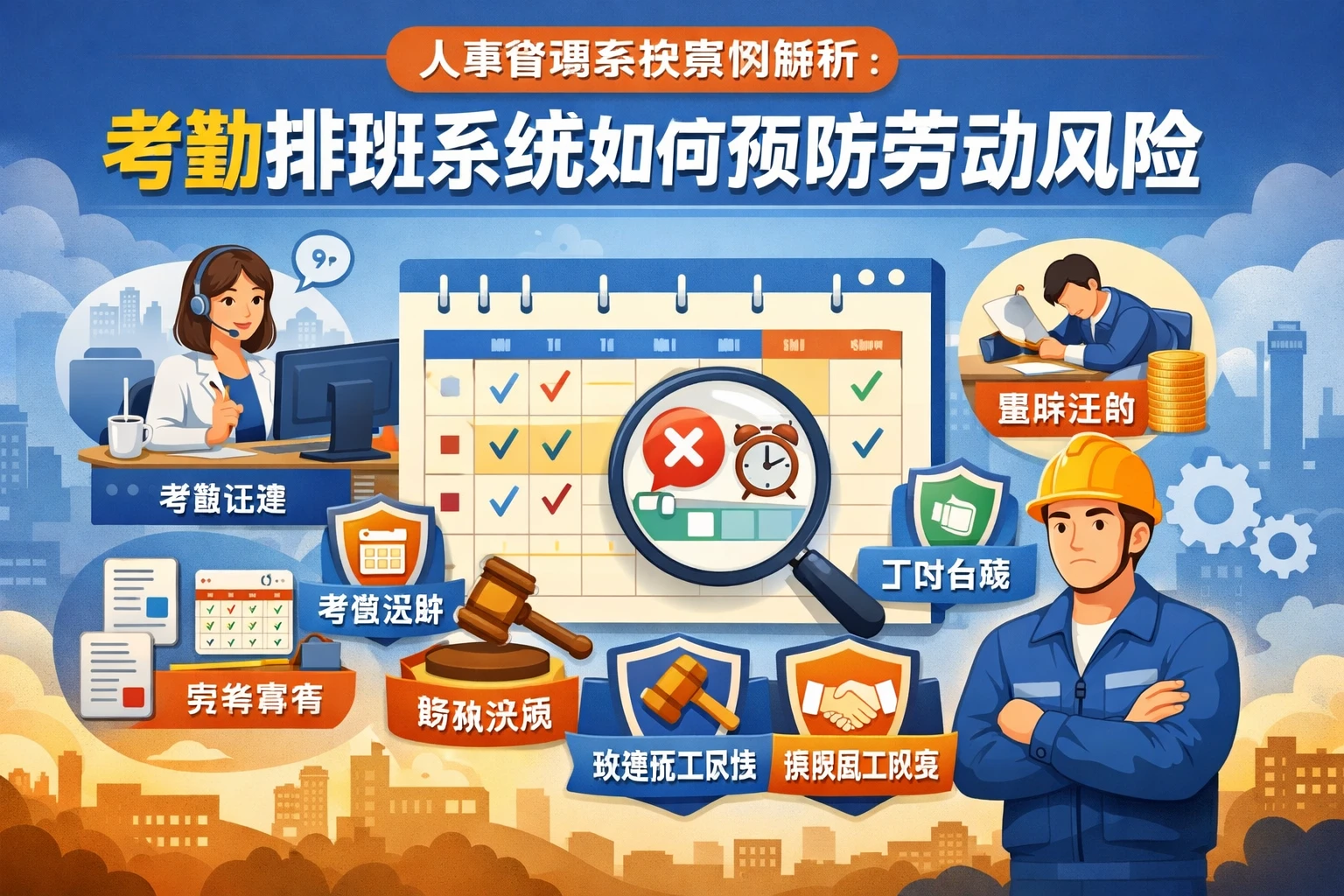 人事管理系统案例解析:考勤排班系统如何预防劳动风险