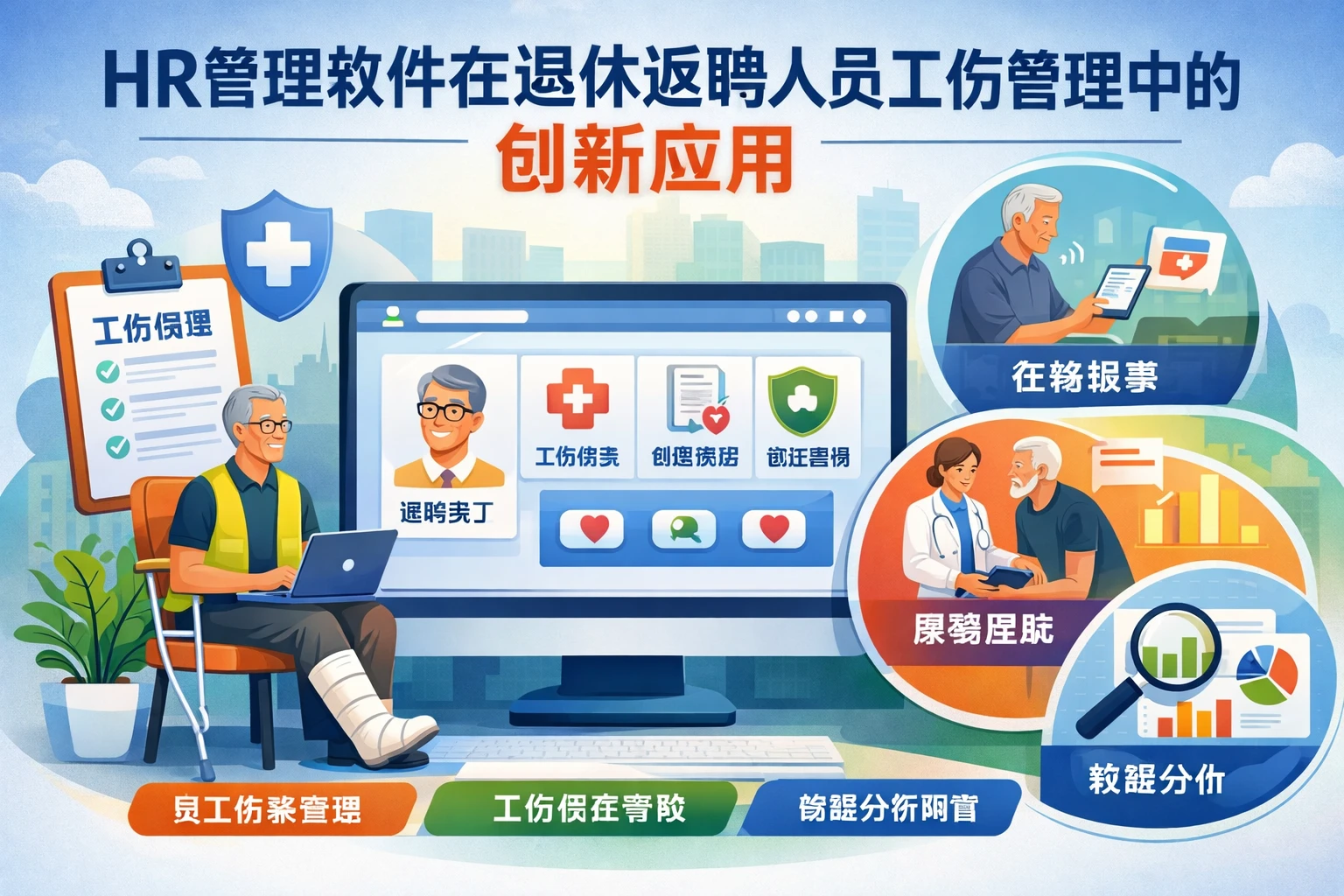 HR管理软件在退休返聘人员工伤管理中的创新应用