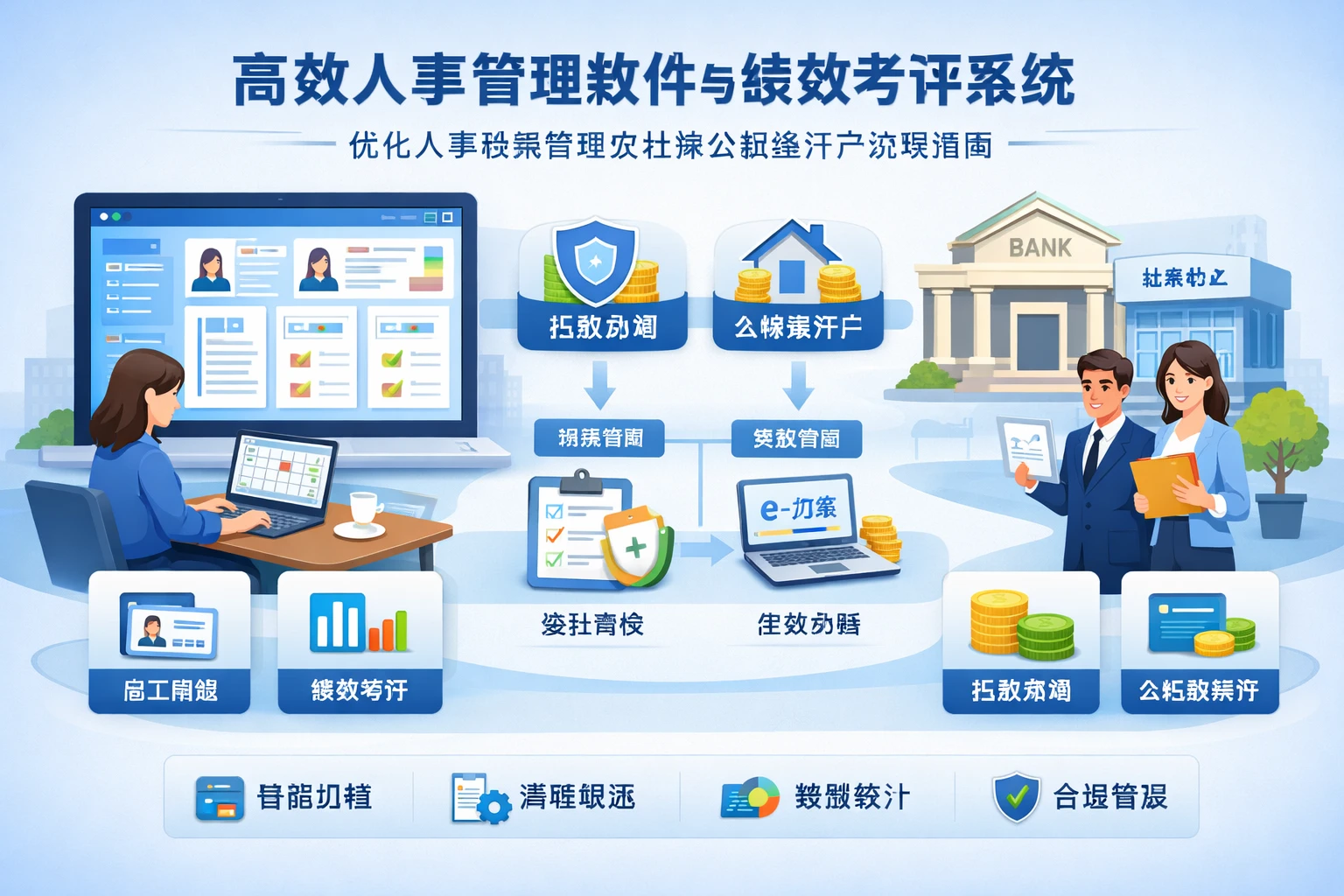 高效人事管理软件与绩效考评系统：优化人事档案管理及社保公积金开户流程指南