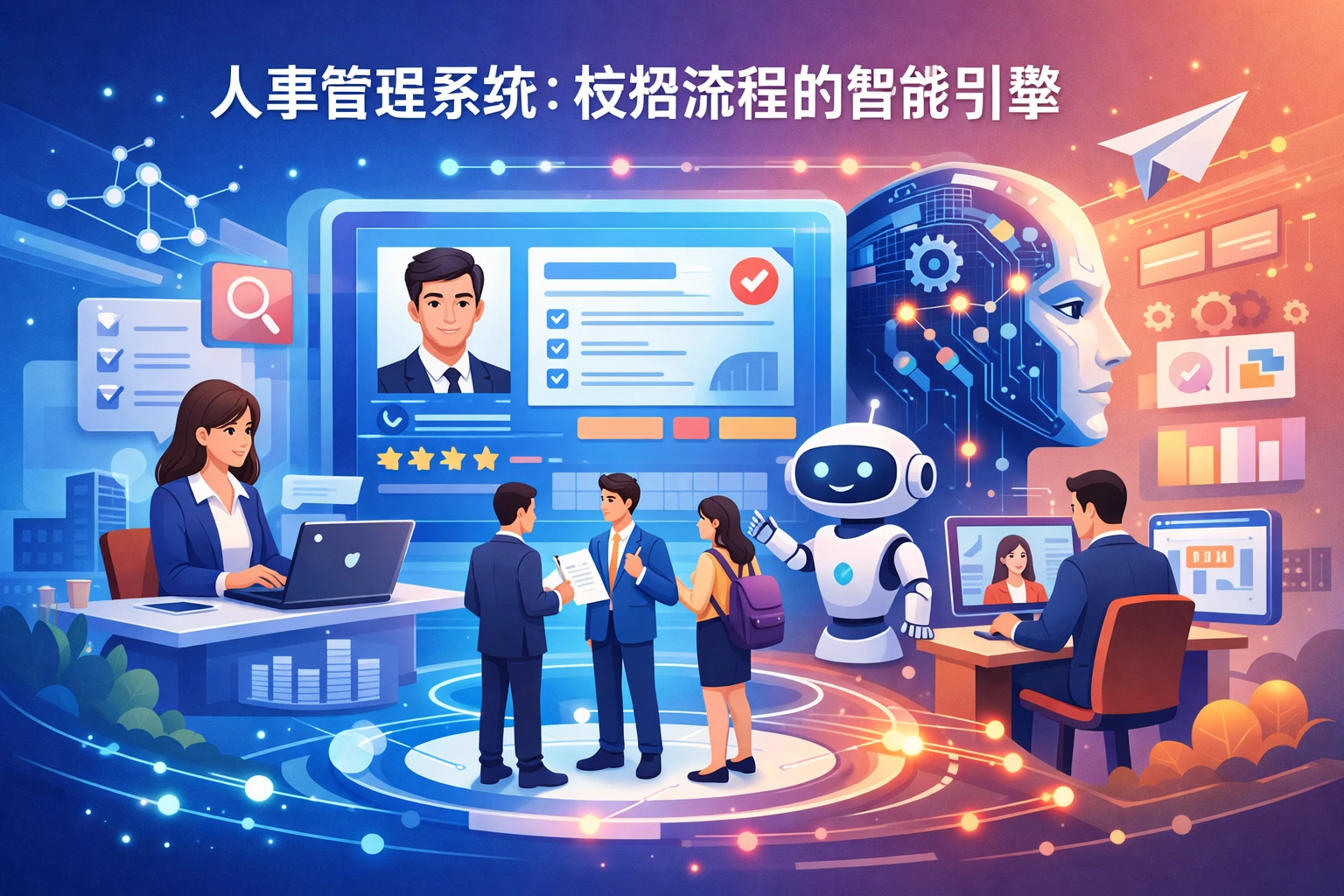 人事管理系统：校招流程的智能引擎