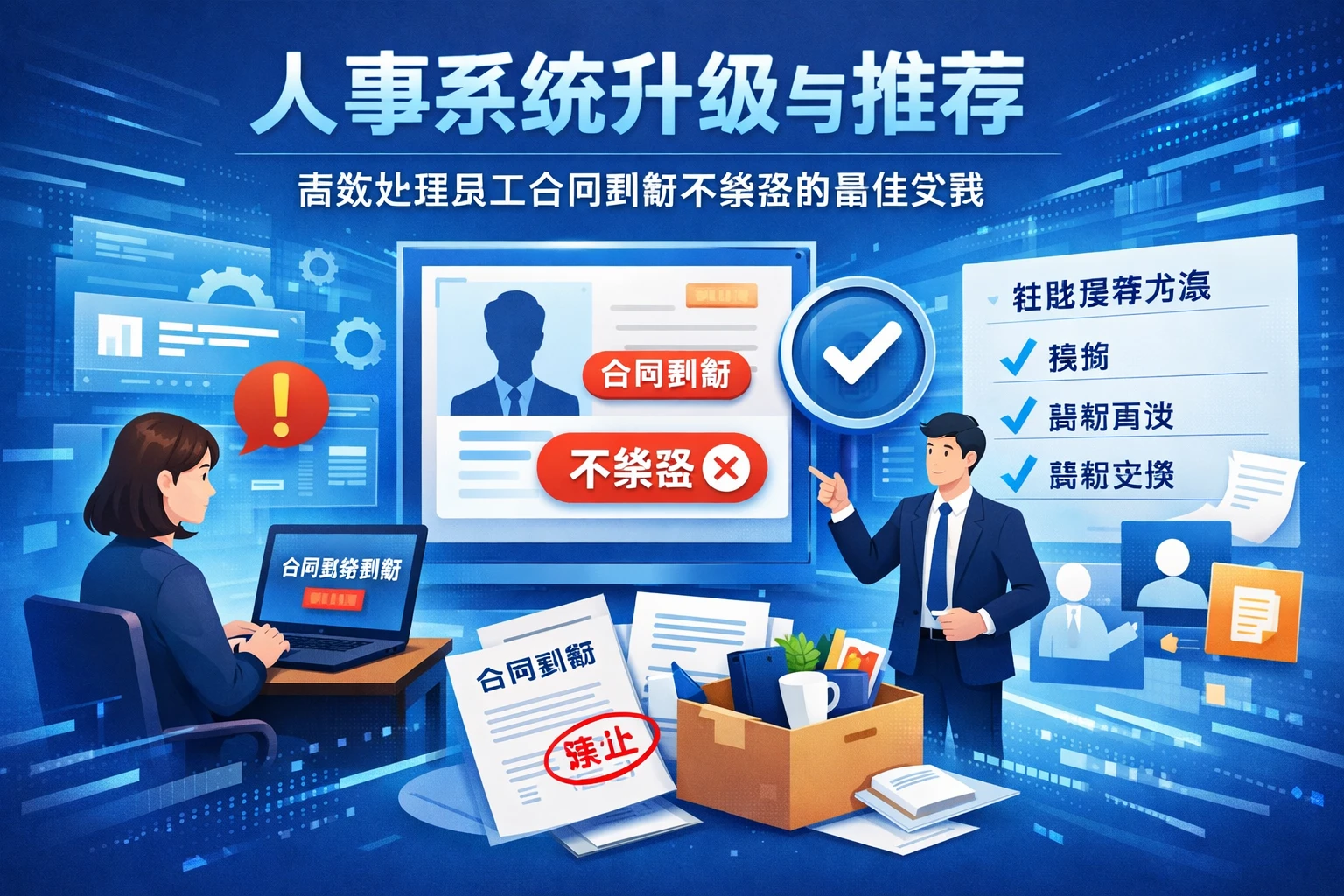 人事系统升级与推荐：高效处理员工合同到期不续签的最佳实践