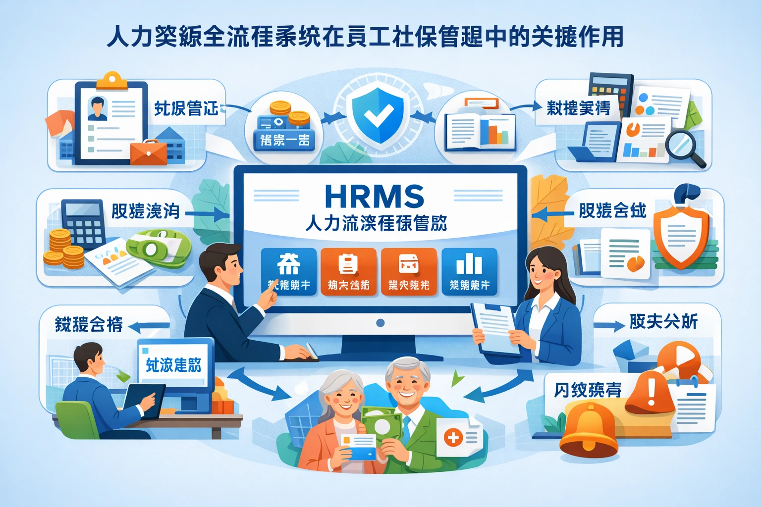 人力资源全流程系统在员工社保管理中的关键作用