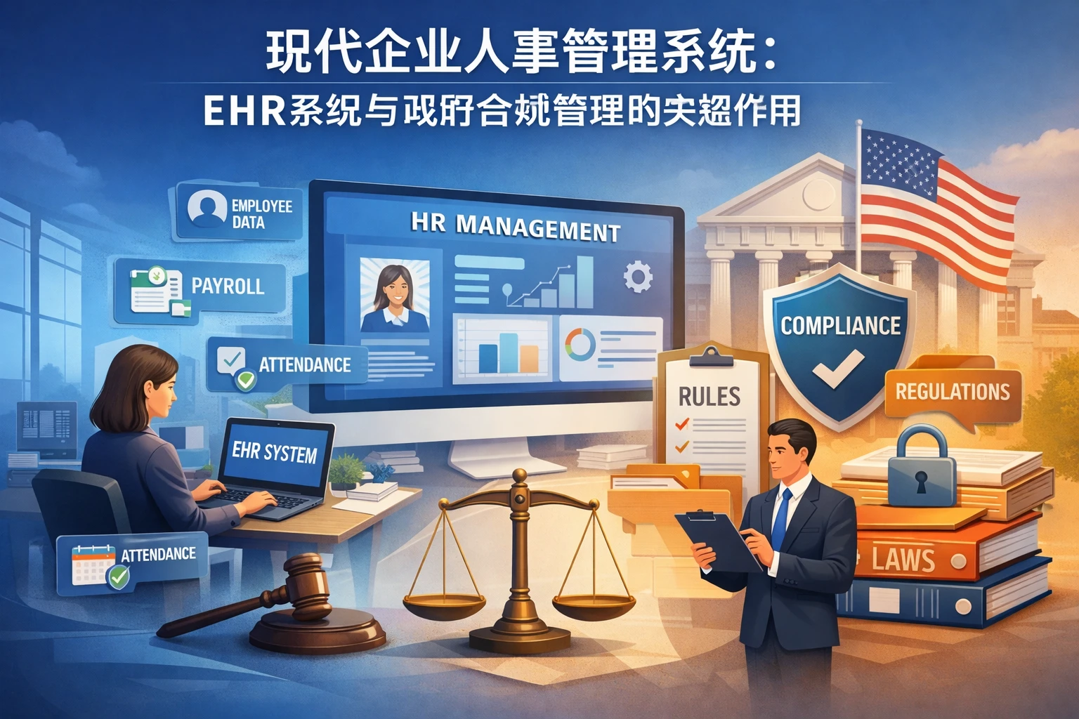现代企业人事管理系统：EHR系统与政府合规管理的关键作用