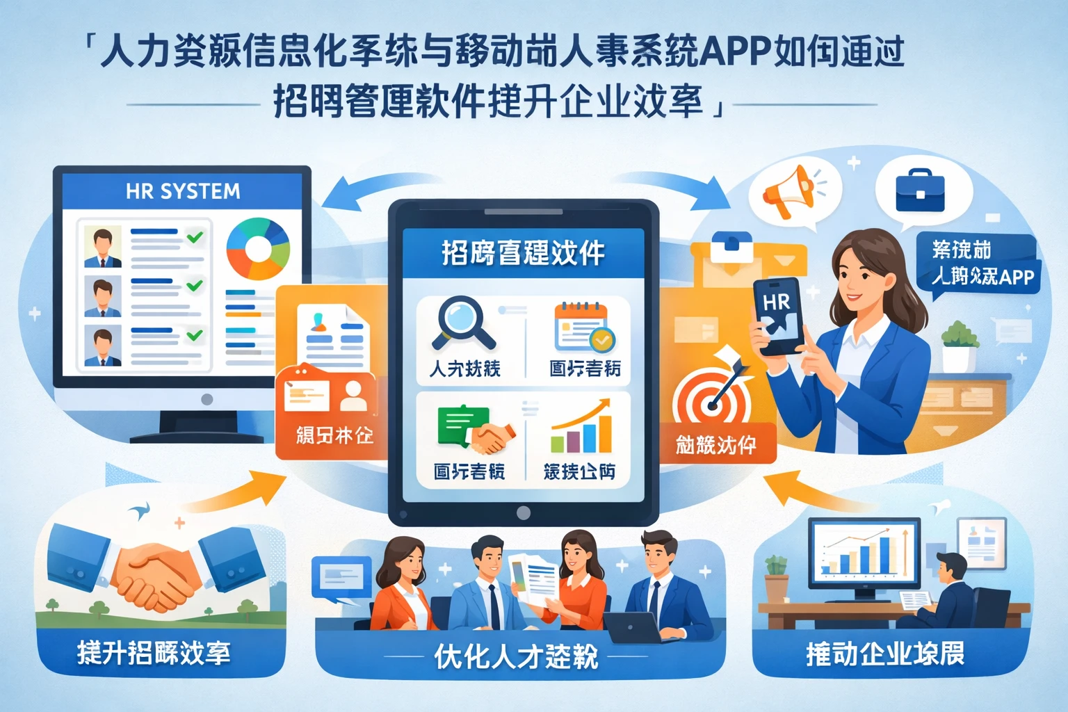 人力资源信息化系统与移动端人事系统APP如何通过招聘管理软件提升企业效率