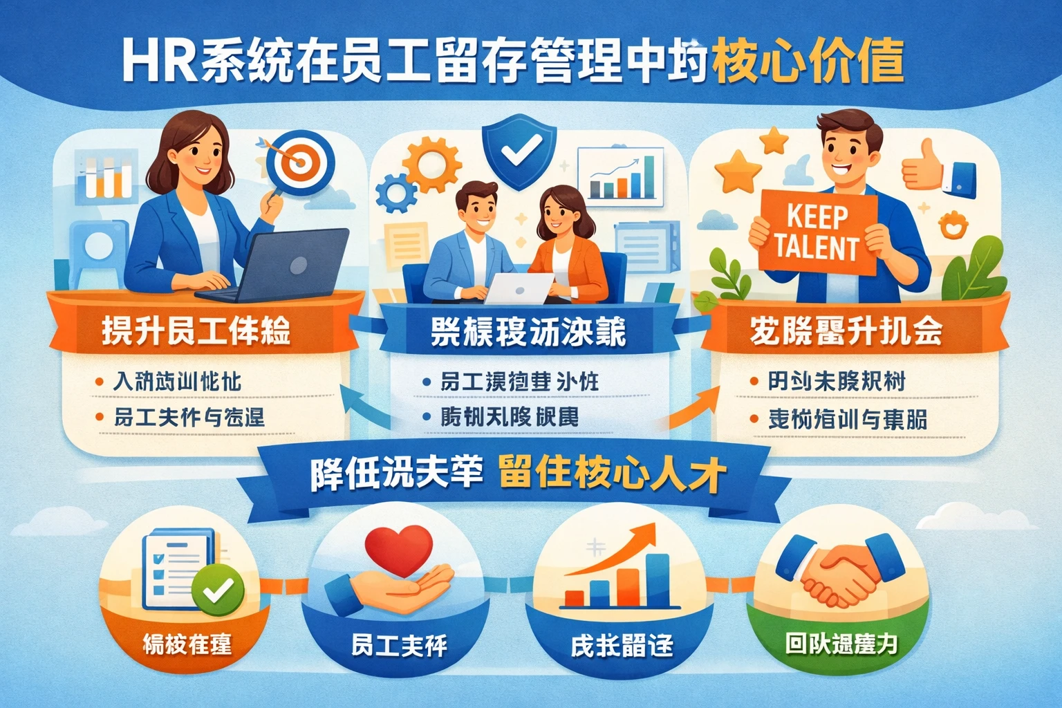 HR系统在员工留存管理中的核心价值