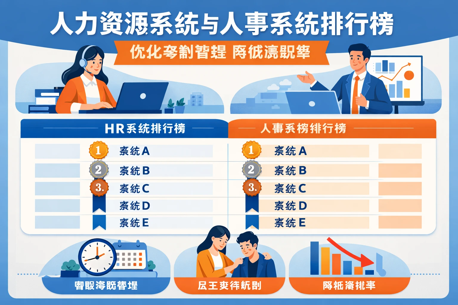 人力资源系统与人事系统排行榜：优化考勤管理降低离职率