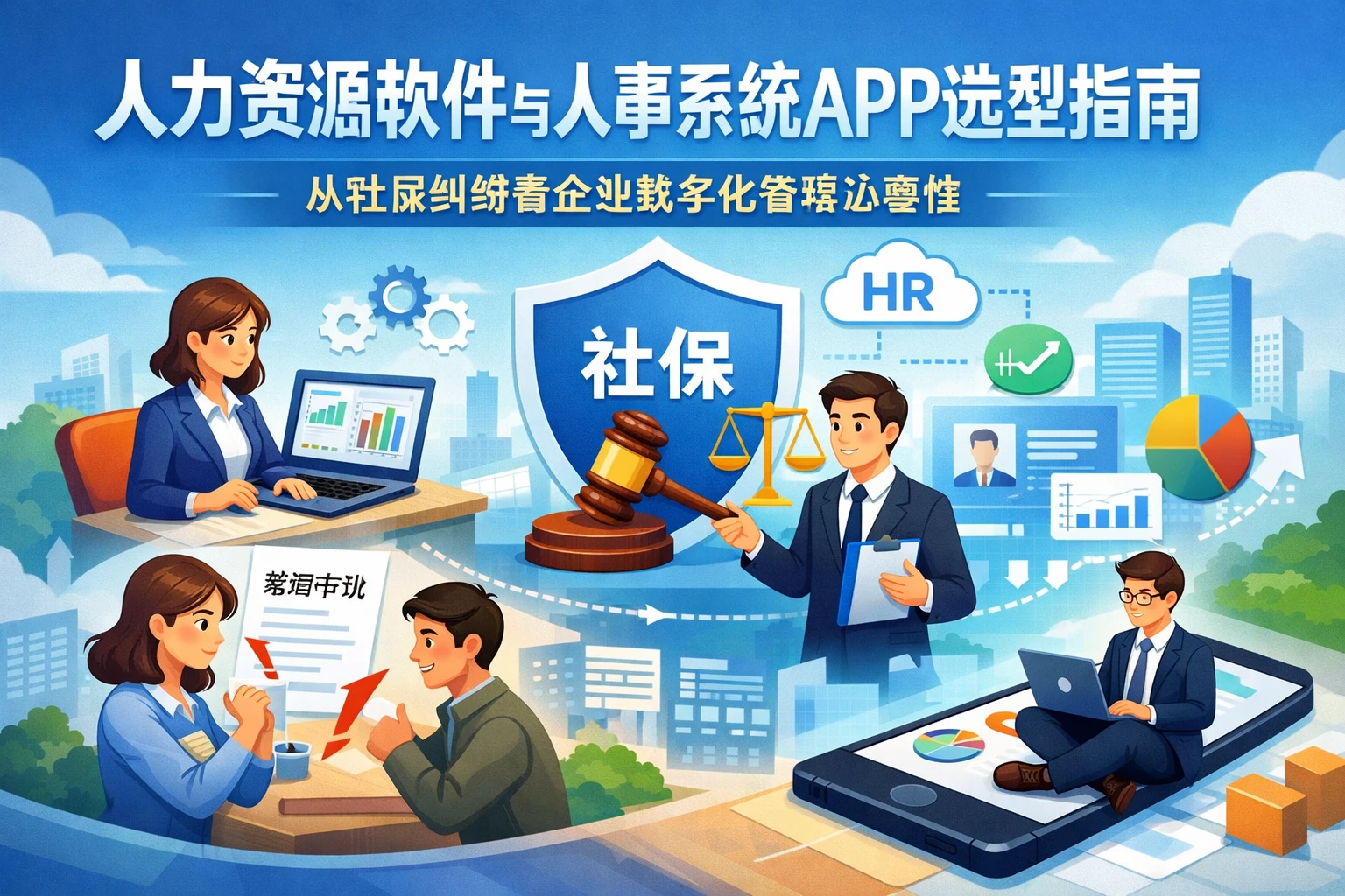 人力资源软件与人事系统APP选型指南：从社保纠纷看企业数字化管理必要性
