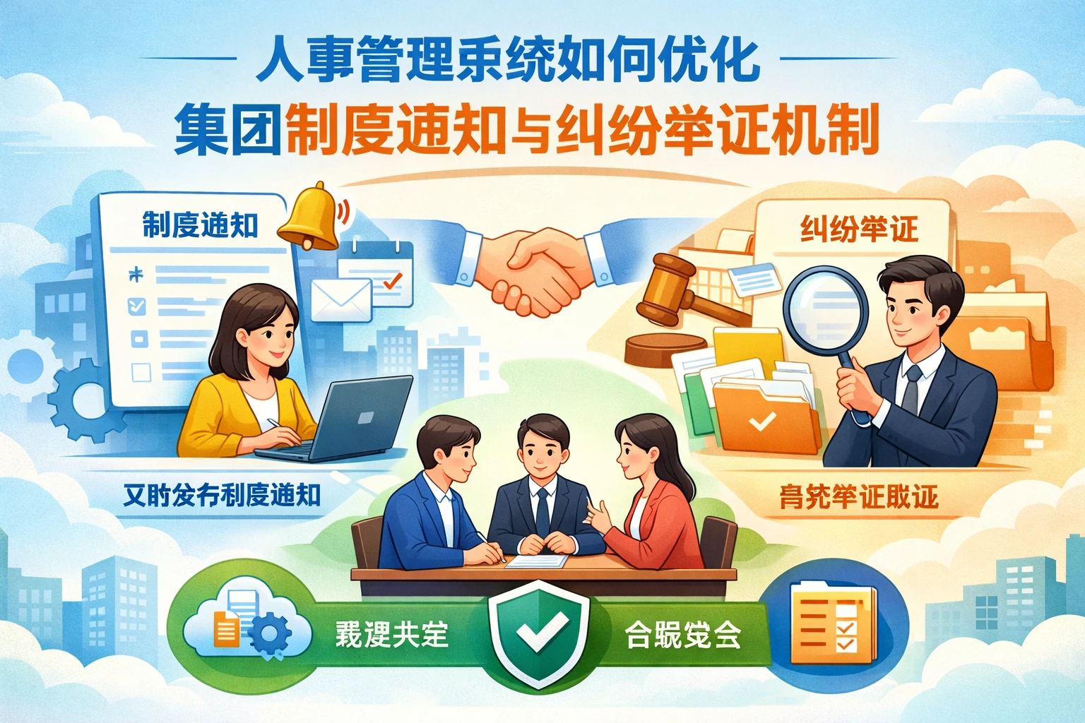 人事管理系统如何优化集团制度通知与纠纷举证机制