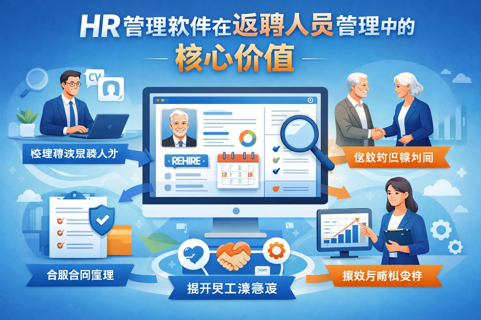 HR管理软件在返聘人员管理中的核心价值