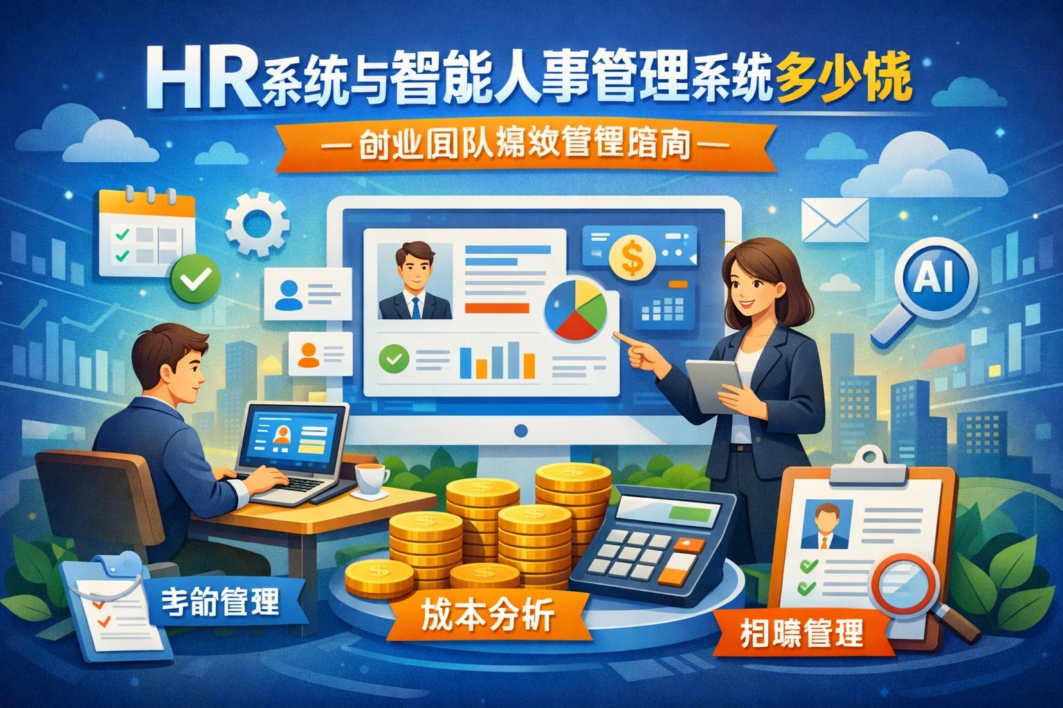 HR系统与智能人事管理系统多少钱——创业团队高效管理指南