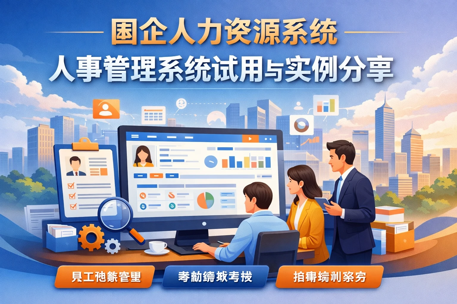 国企人力资源系统：人事管理系统试用与实例分享