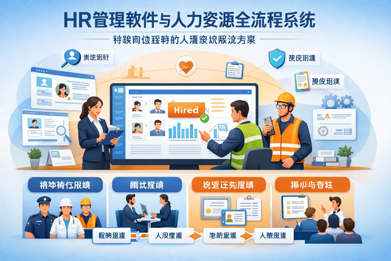 HR管理软件与人力资源全流程系统：特殊岗位招聘的人事系统解决方案