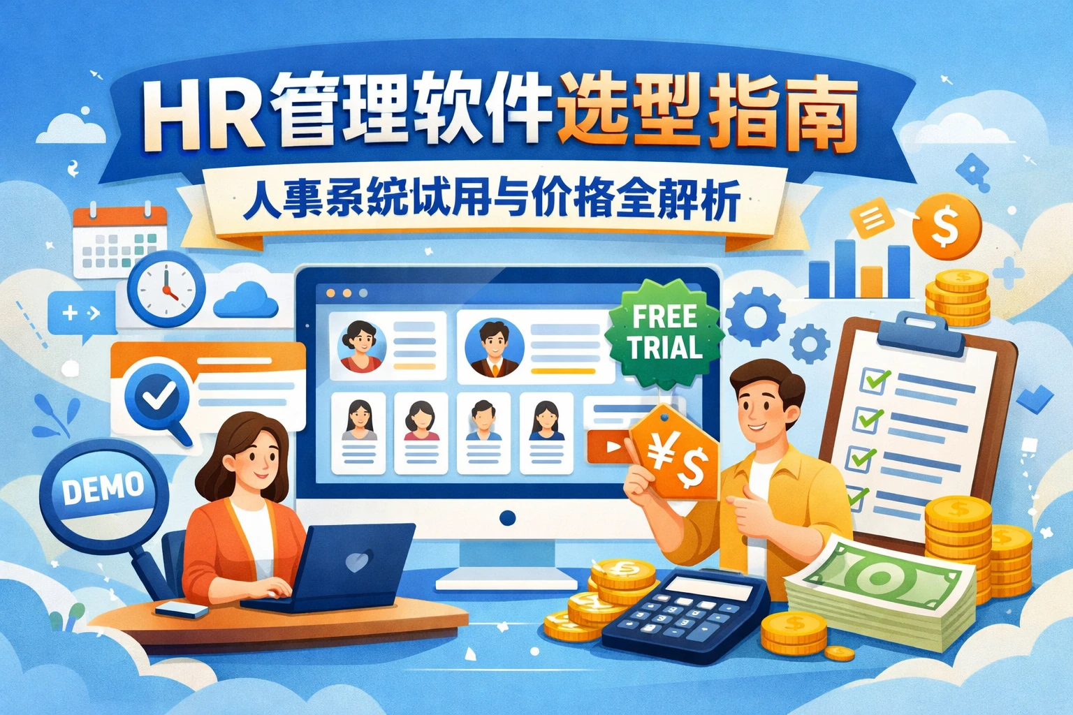 HR管理软件选型指南：人事系统试用与价格全解析