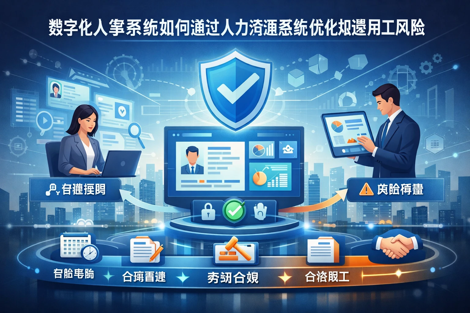 数字化人事系统如何通过人力资源系统优化规避用工风险