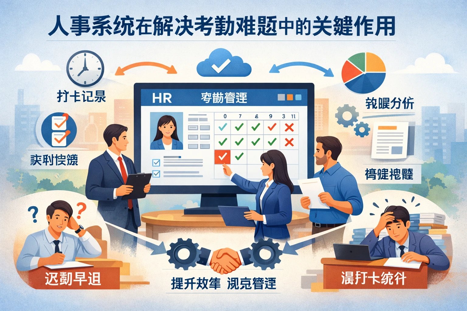人事系统在解决考勤难题中的关键作用