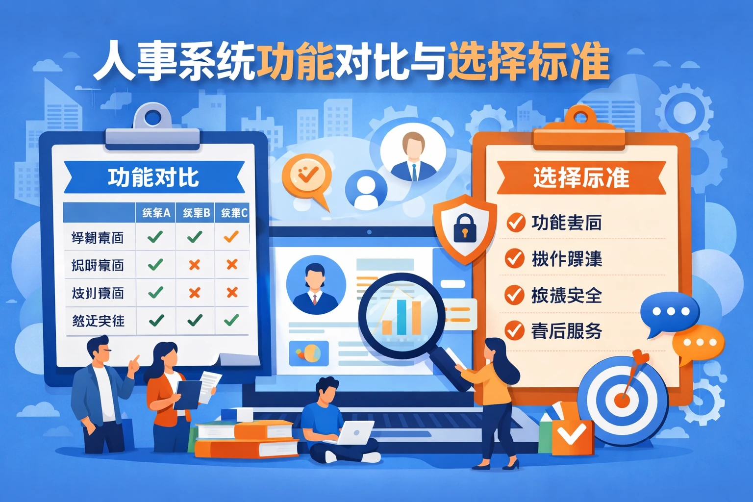 人事系统功能对比与选择标准
