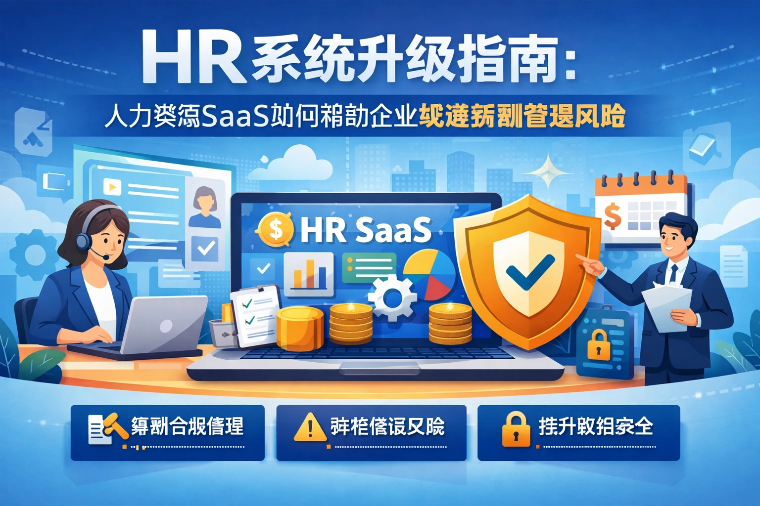 HR系统升级指南：人力资源SaaS如何帮助企业规避薪酬管理风险