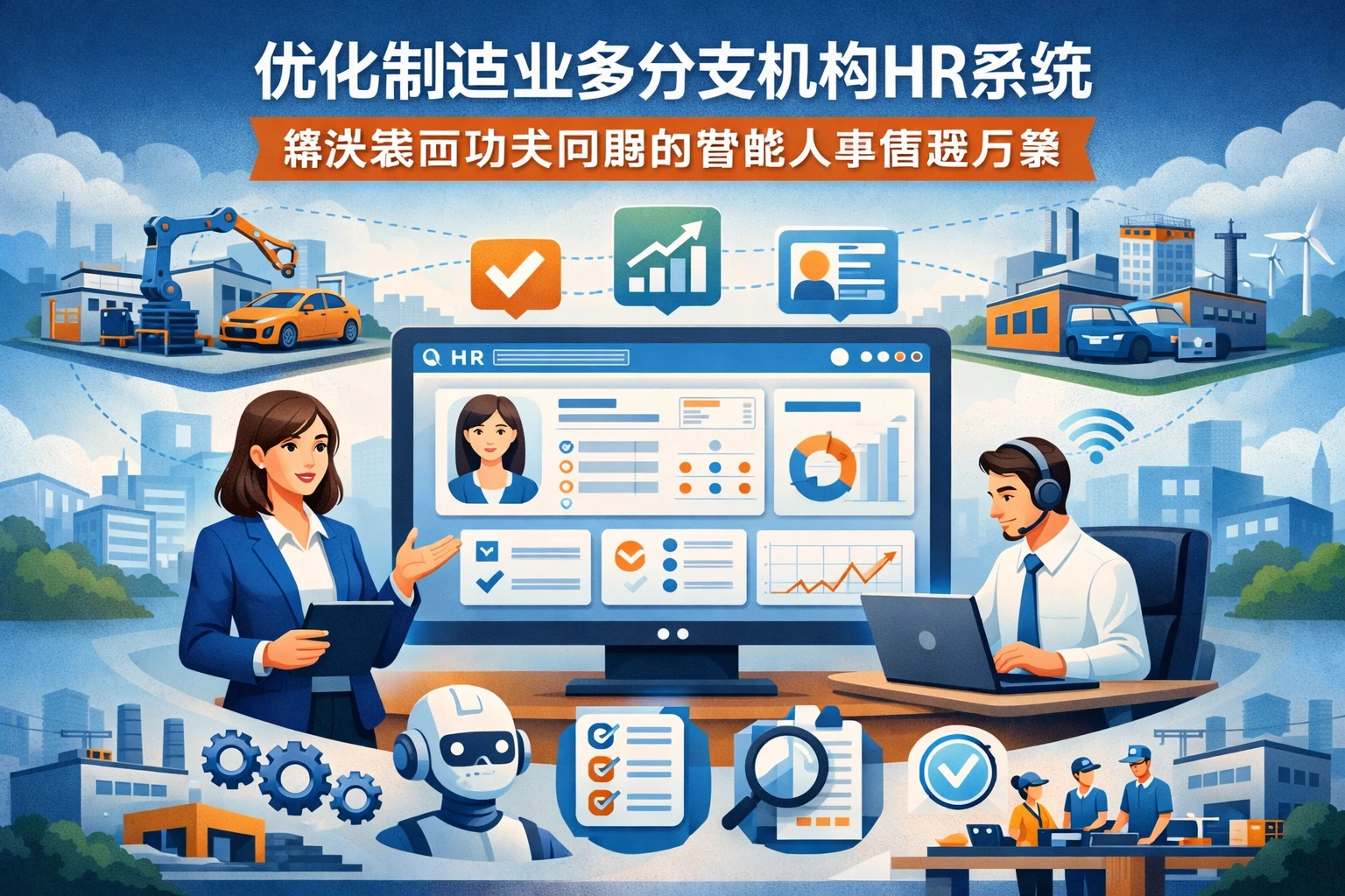 优化制造业多分支机构HR系统：解决表面功夫问题的智能人事管理方案