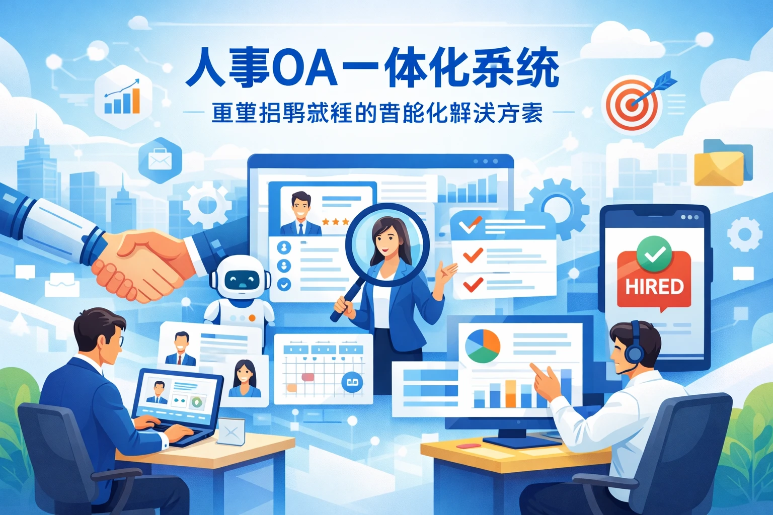 人事OA一体化系统：重塑招聘流程的智能化解决方案