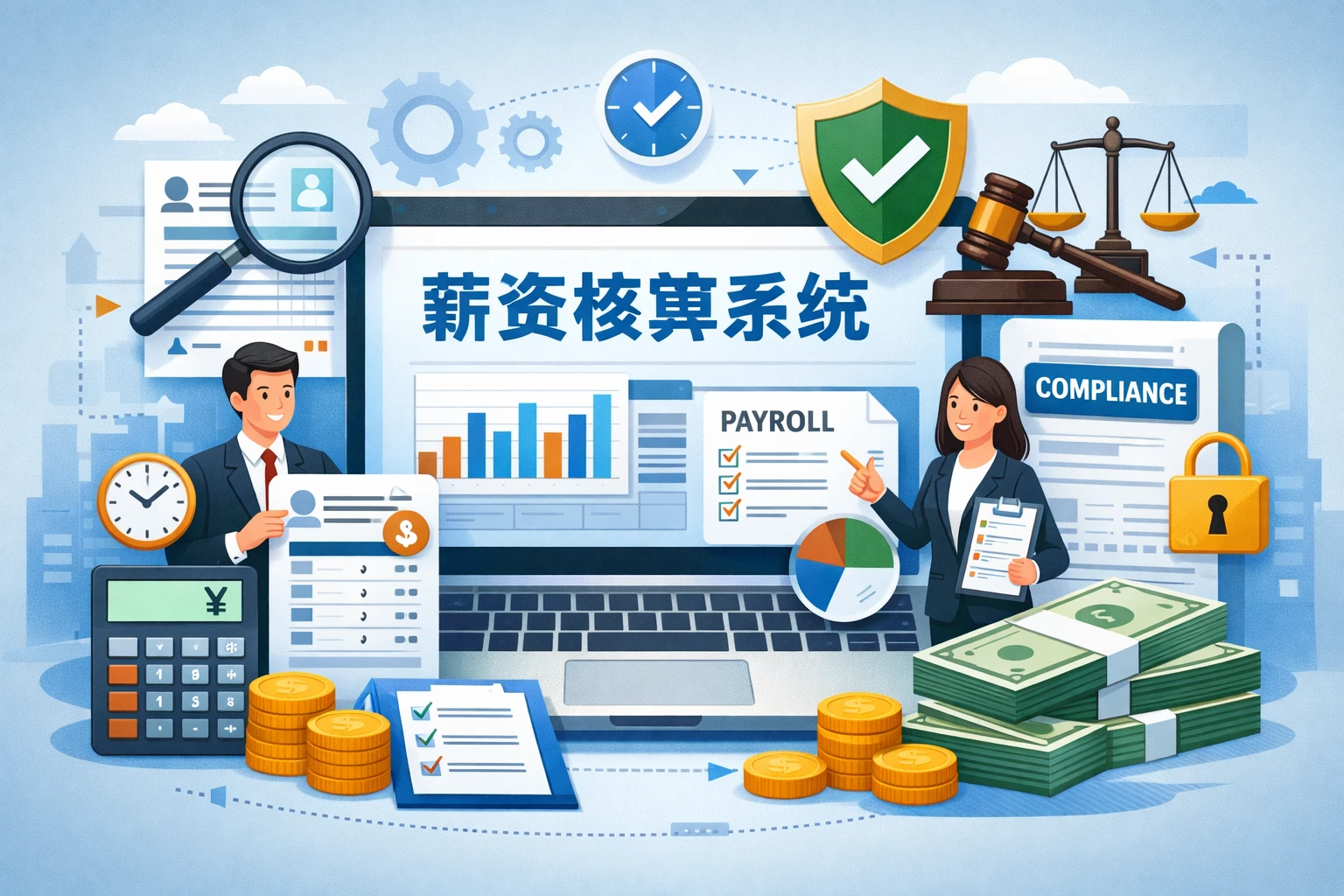 薪资核算系统的精细化管理和合规要求