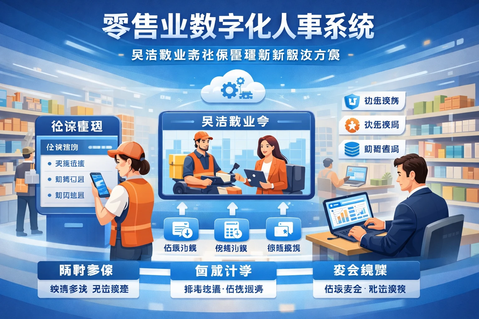 零售业数字化人事系统：灵活就业者社保管理的新解决方案