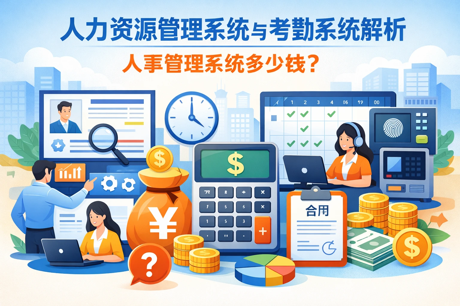 人力资源管理系统与考勤系统解析：人事管理系统多少钱