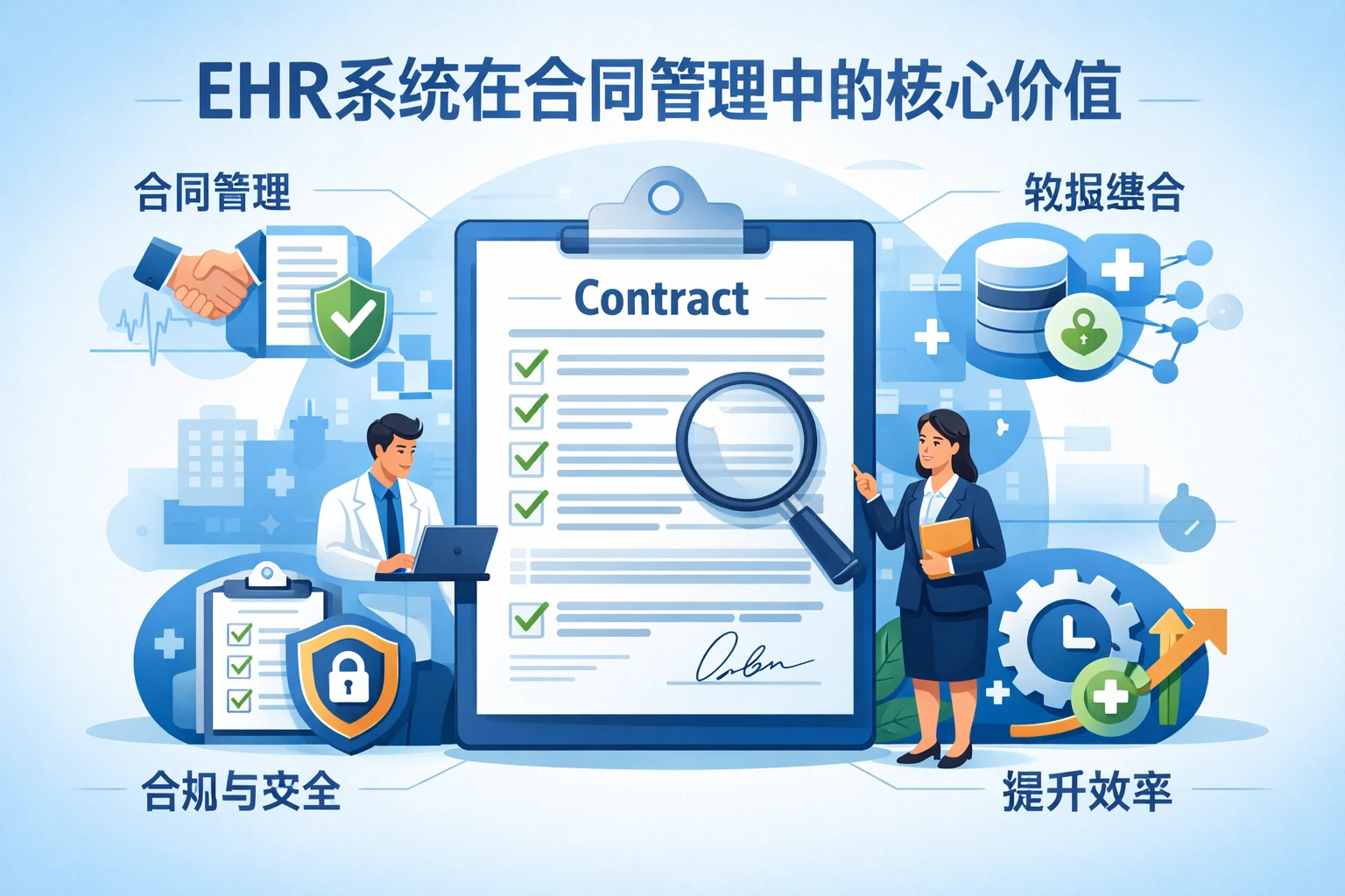 EHR系统在合同管理中的核心价值