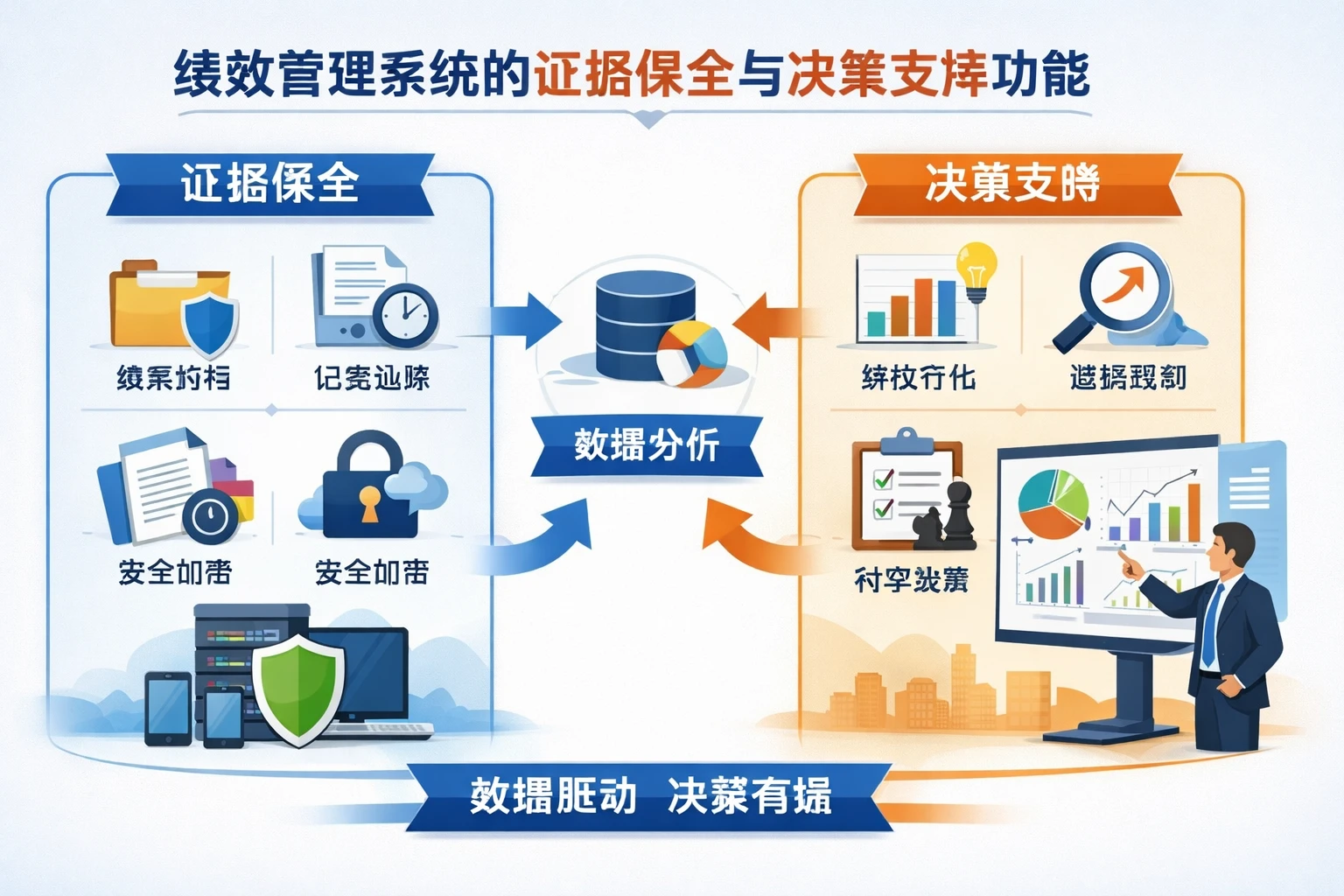 绩效管理系统的证据保全与决策支持功能