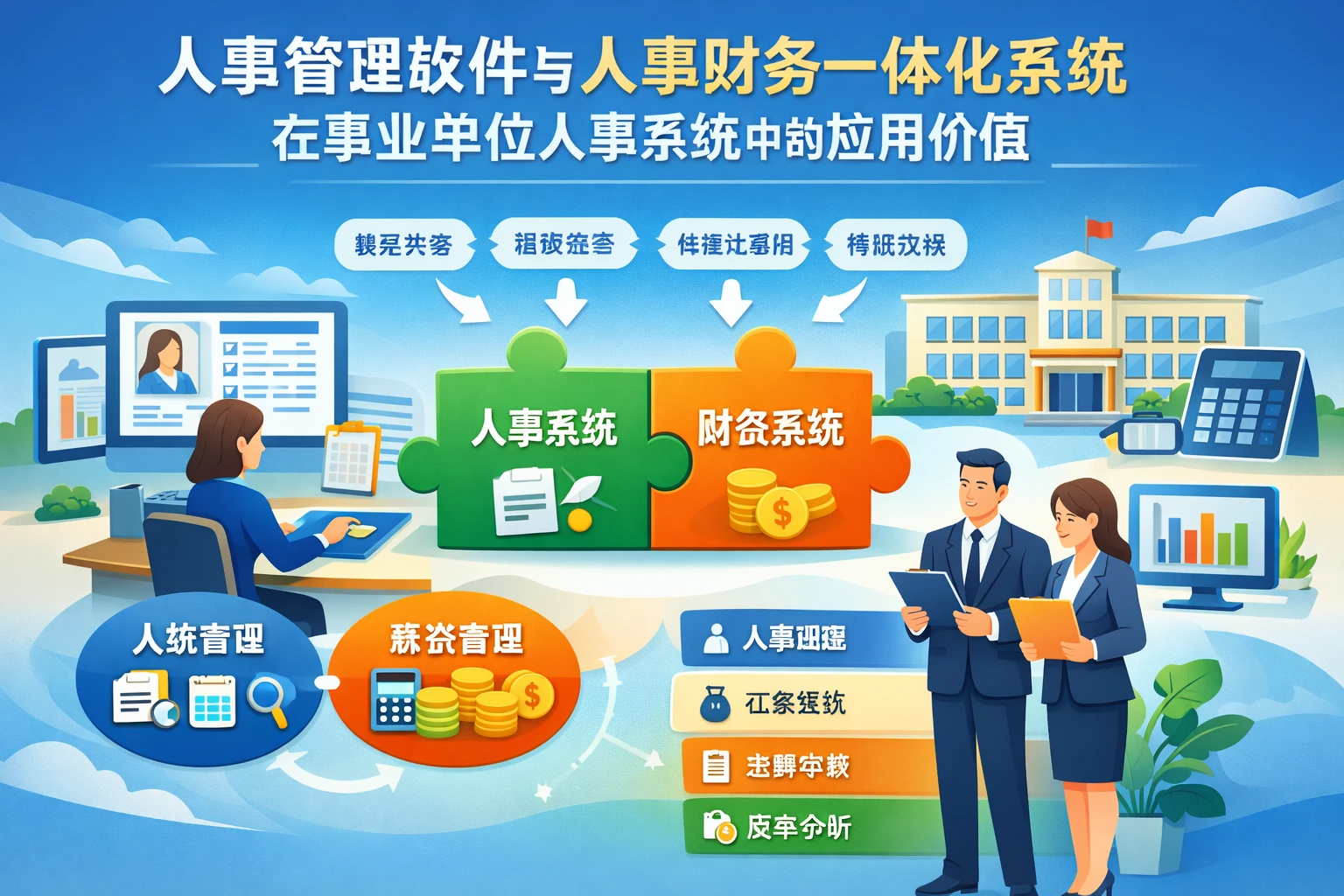 人事管理软件与人事财务一体化系统在事业单位人事系统中的应用价值
