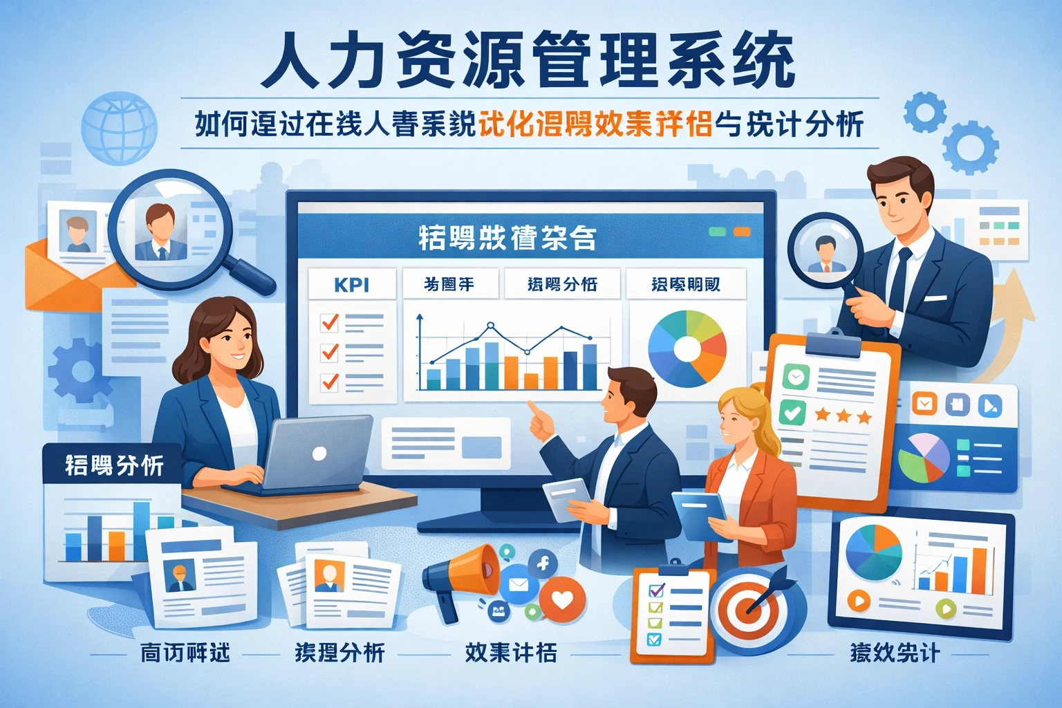 人力资源管理系统如何通过在线人事系统优化招聘效果评估与统计分析