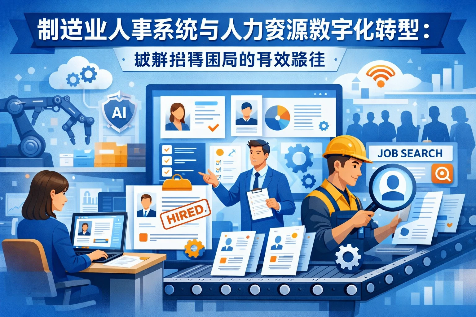 制造业人事系统与人力资源数字化转型：破解招聘困局的有效路径