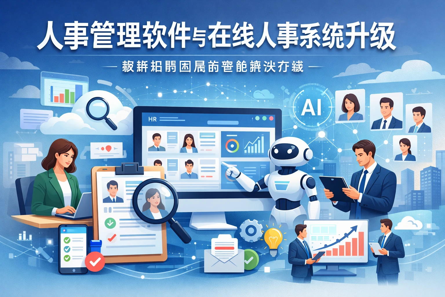 人事管理软件与在线人事系统升级：破解招聘困局的智能解决方案