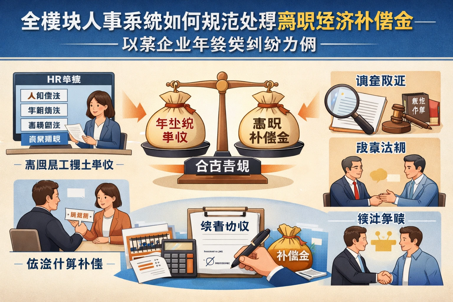 全模块人事系统如何规范处理离职经济补偿金——以某企业年终奖纠纷为例