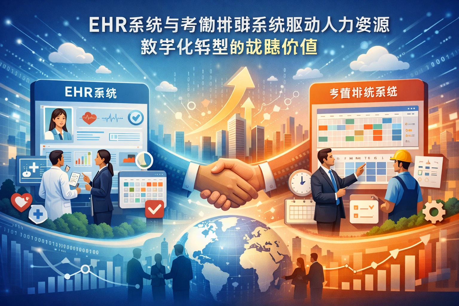 EHR系统与考勤排班系统驱动人力资源数字化转型的战略价值