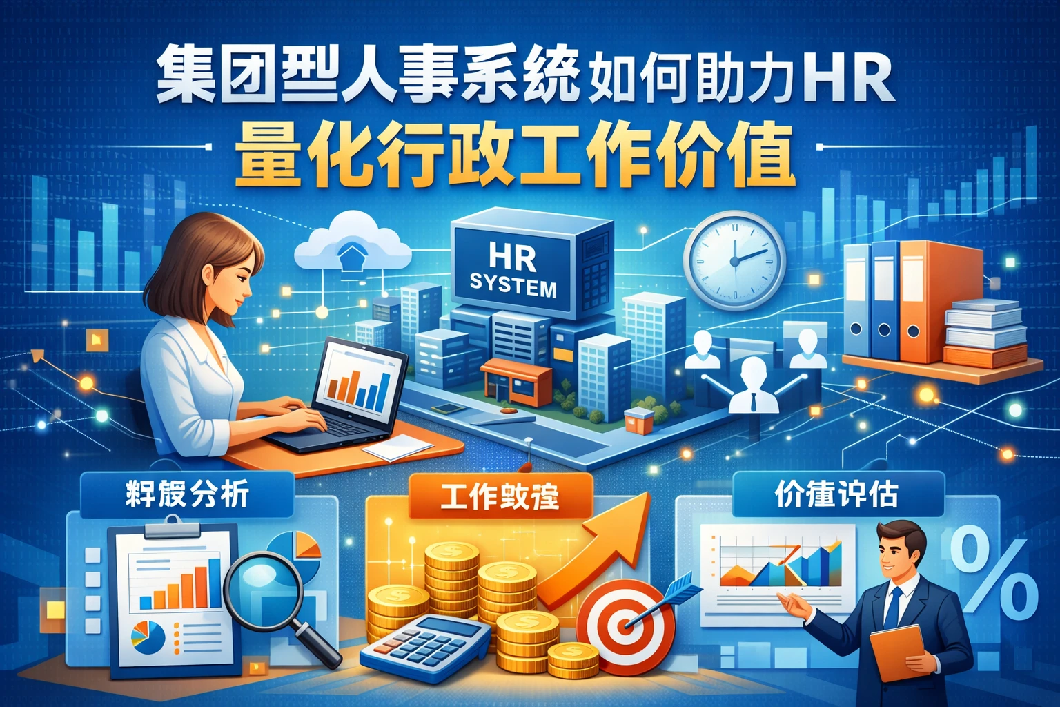 集团型人事系统如何助力HR量化行政工作价值